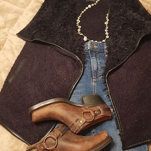 Love Tree Faux Fur Vest